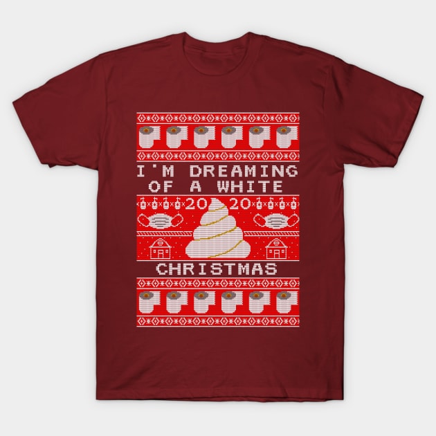 2020 White Christmas Sweater T-Shirt by Bruce Brotherton